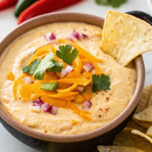 Cottage Cheese Queso Recipe: High-Protein, Creamy & Ready in 5 Minutes Cottage Cheese Queso Cottage cheese queso ingredients in small bowls on white marble