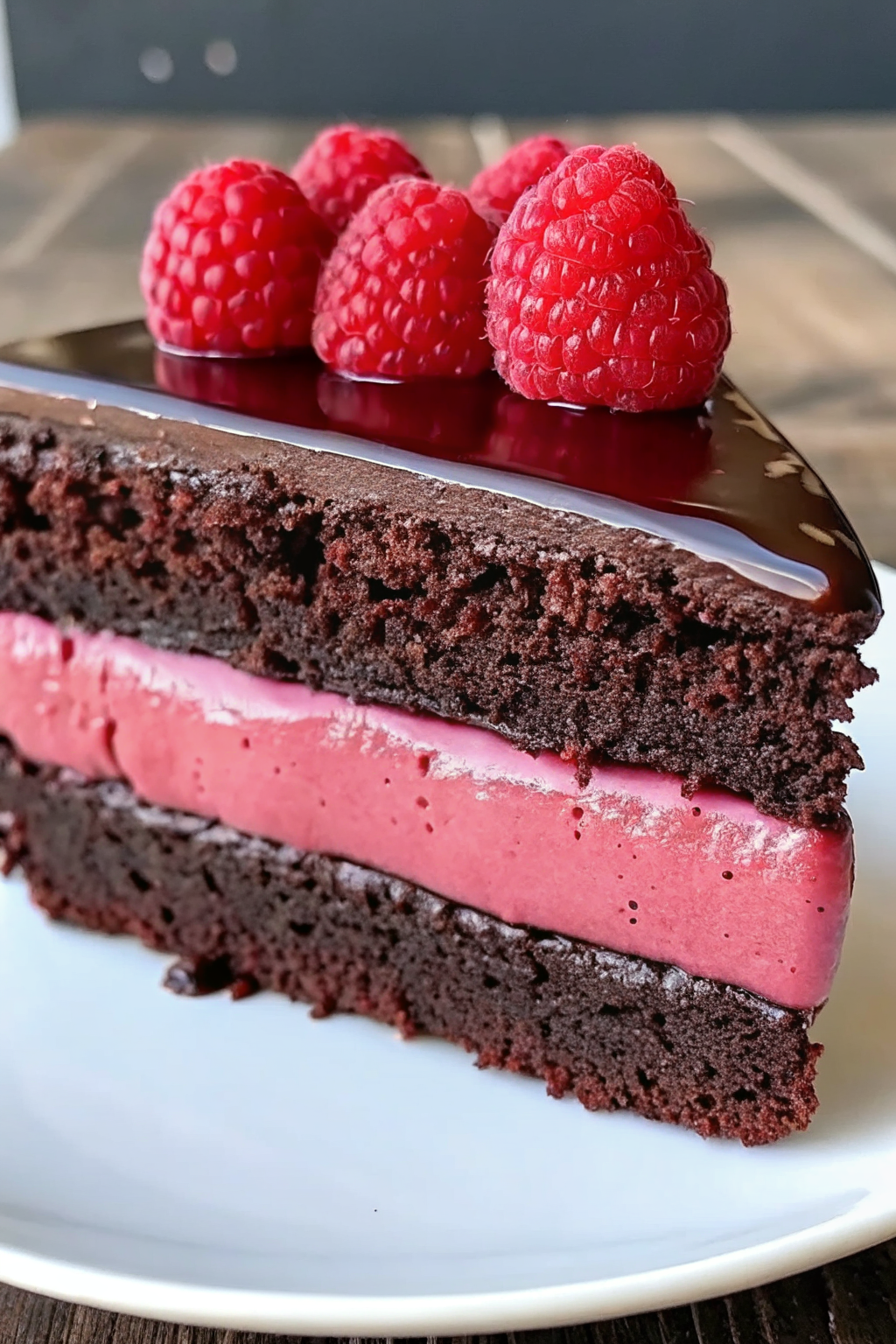 chocolate-raspberry-mousse-cake-serving chocolate-raspberry-mousse-cake-serving